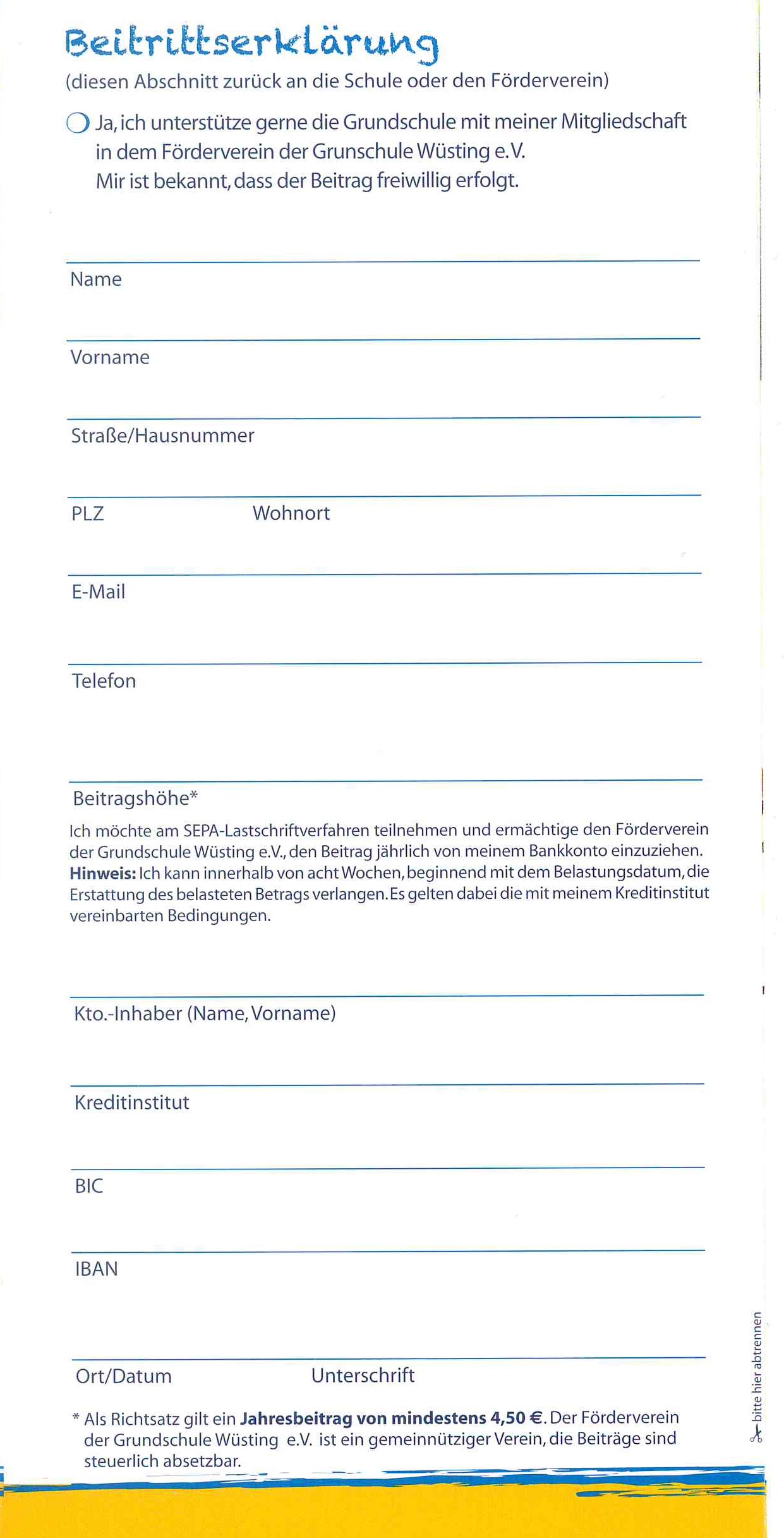 Förderverein Grundschule Wüsting