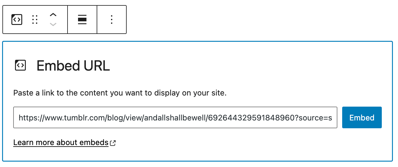 Embeds Documentation