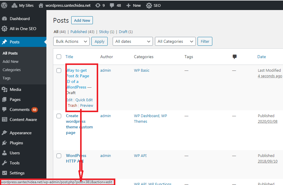 How to get Post & Page ID WordPress Tutorial Guide