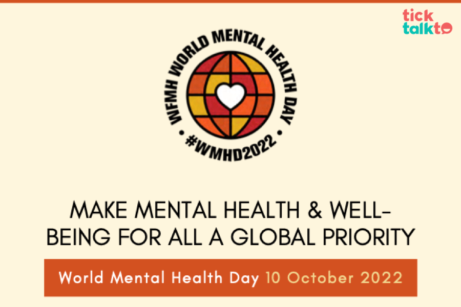 World Mental Health Day 2022 ticktalkto