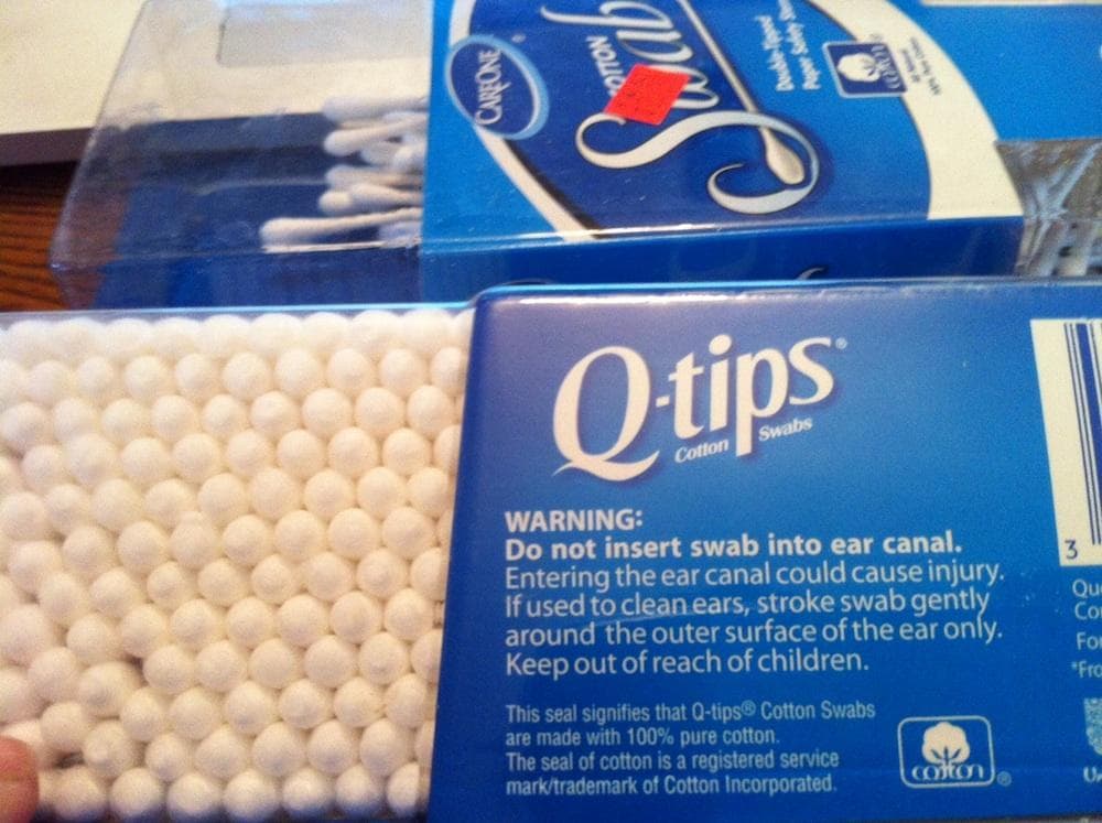 Why You Really, Truly Should Not Put QTips Into Your Ears WBUR News