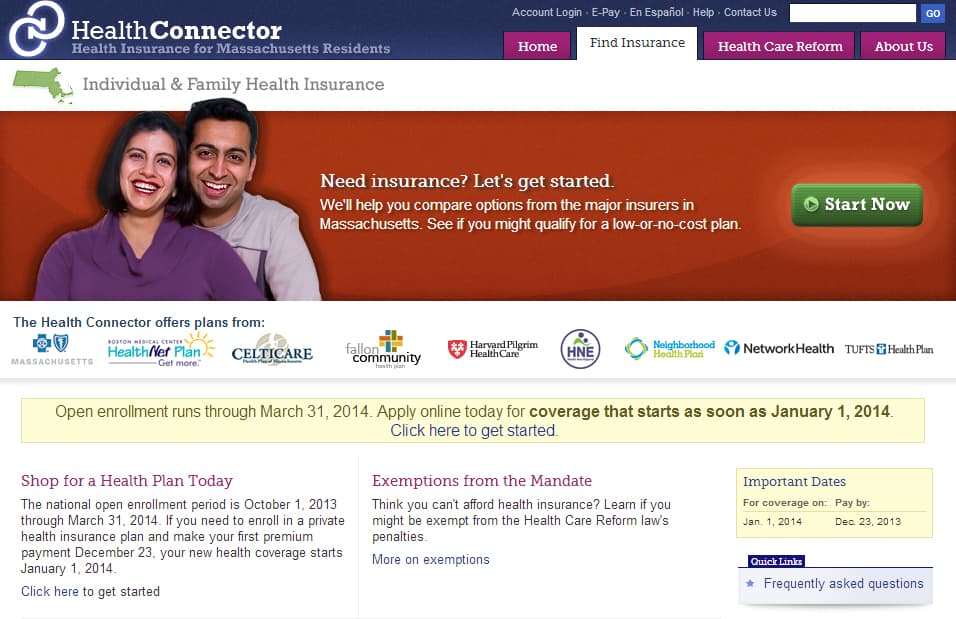 Health Insurance Limbo The Latest On Mass. 'Connector' SignUp