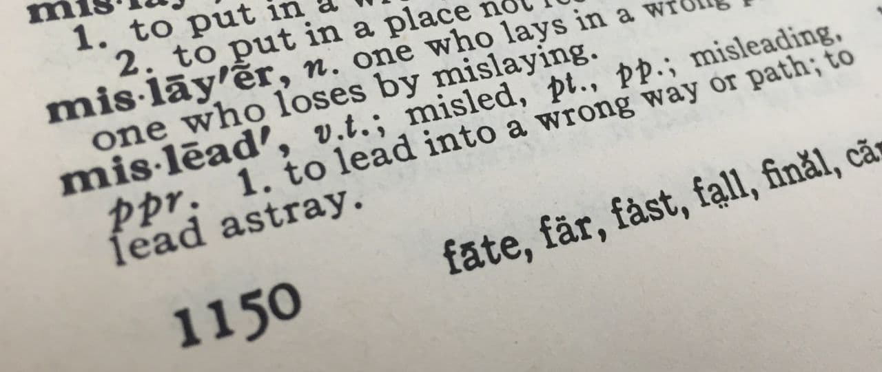 Why We Mispronounce Words Here & Now