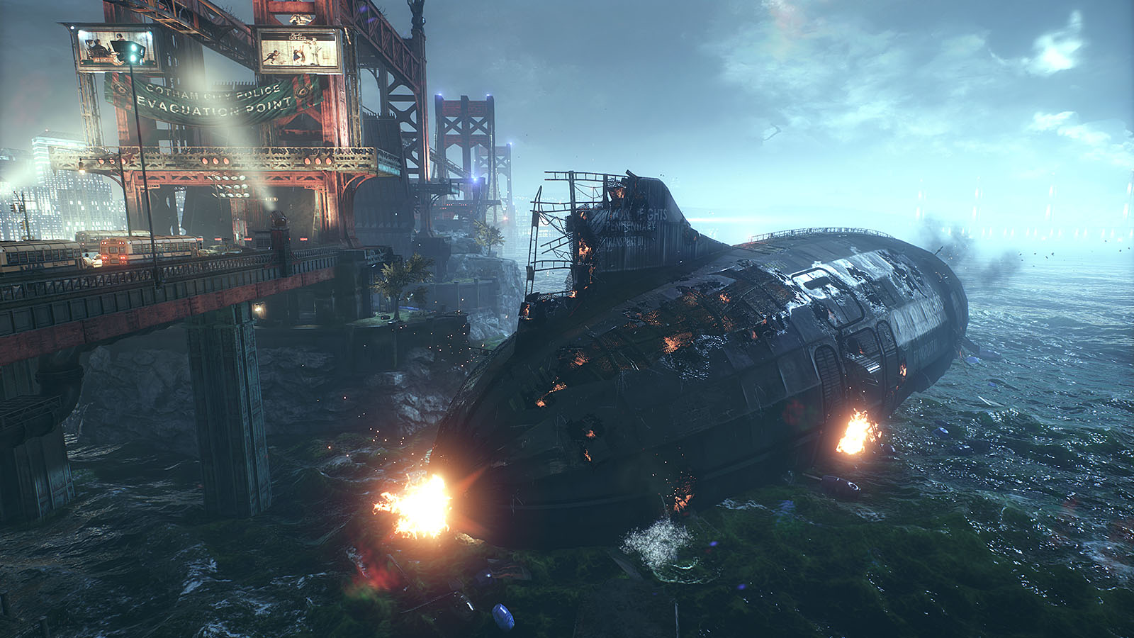 Batman Arkham Knight DLC Iron Height Penitentiary Airship Bondhan Kimbalazani's Portfolio