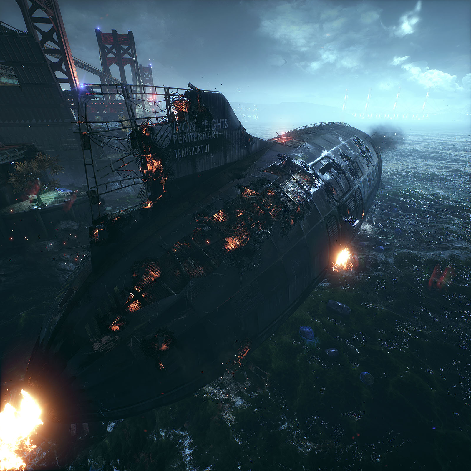 Batman Arkham Knight DLC Iron Height Penitentiary Airship