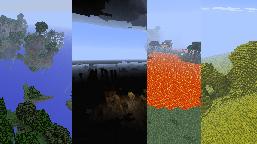 More World Types Minecraft Mod WORDPUNCHER'S VIDEO GAME EXPERIENCE