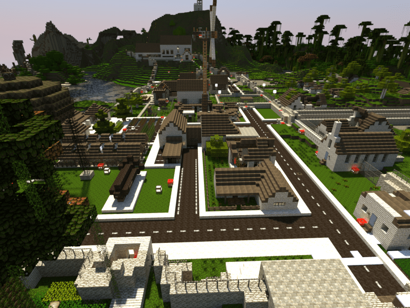 Small minecraft city map cowboygar