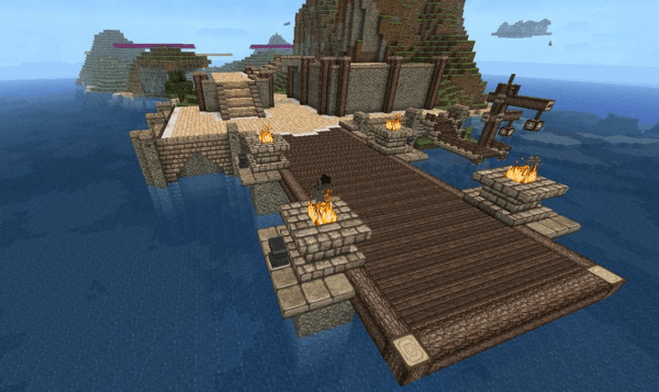 How To Build A Minecraft Dock Making Harbors In Minecraft