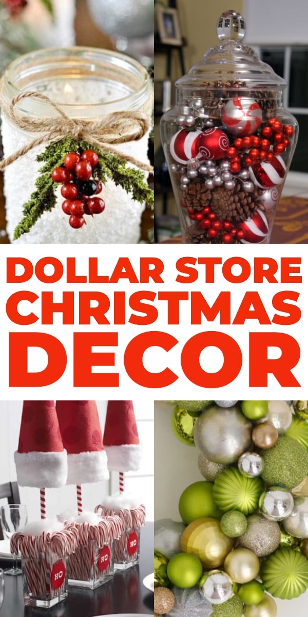 55+ DIY Dollar Store Christmas Decorations [DIY Tutorials + Videos]