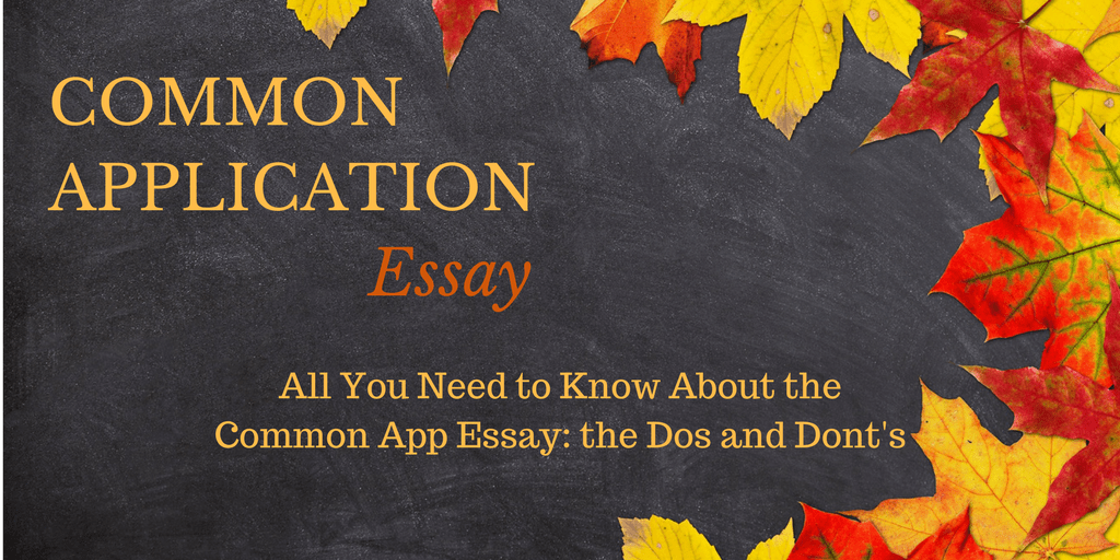 Writing the 20202021 Common App Essay Wordvice
