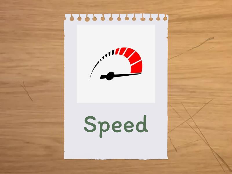 Motion Vocabulary Flash cards