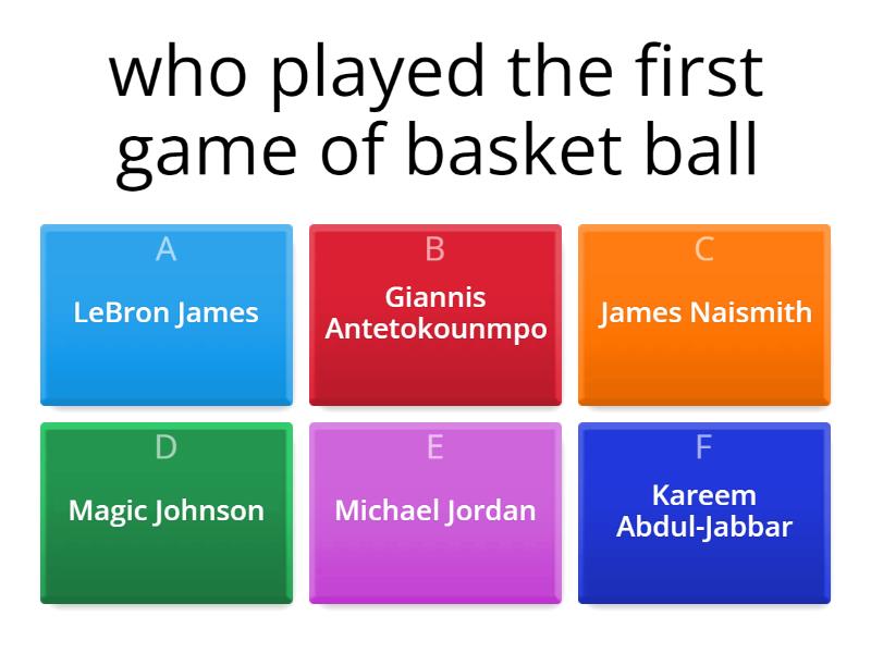 Basketball Quiz