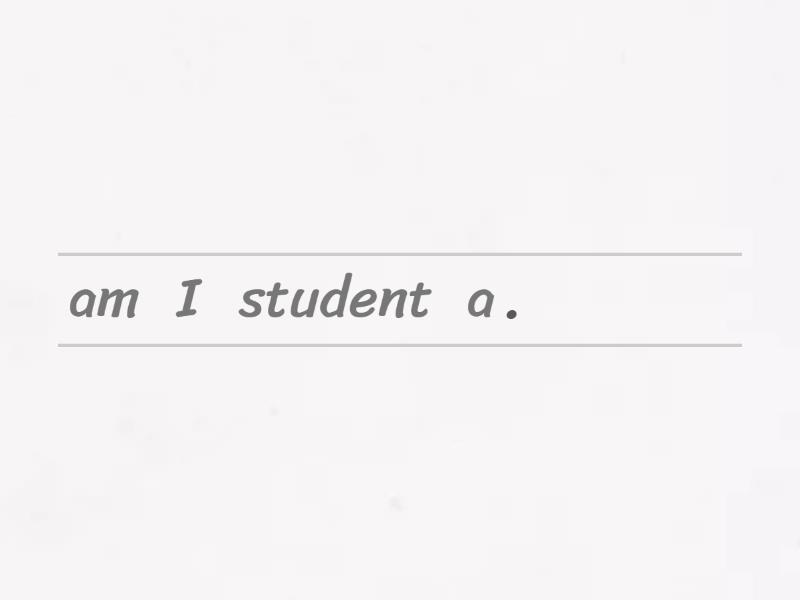 VERB TO BE parts of the house. Unjumble