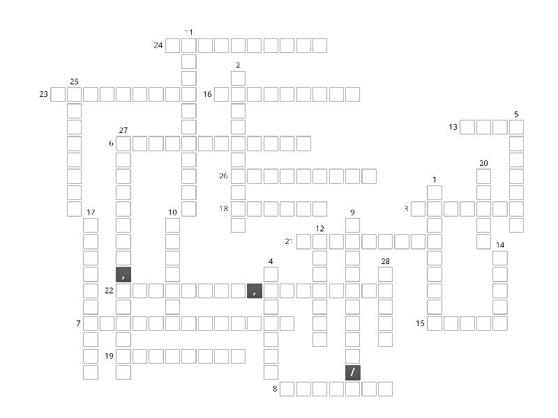 Vocabulario 3B Cont. Crossword