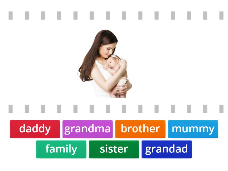 Family and Friends 1 Unit 6 Family Members Find the match