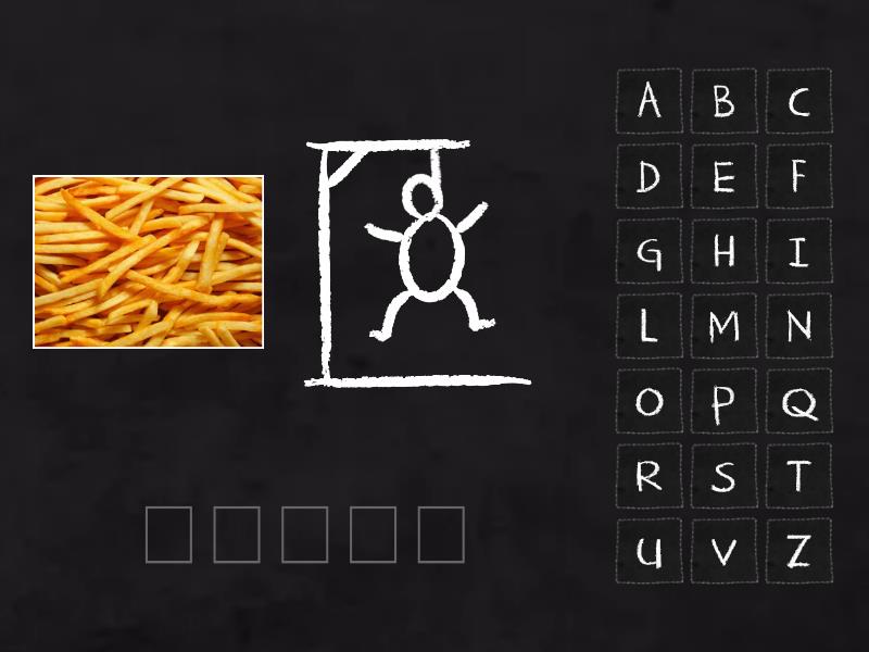 Food and drink Hangman