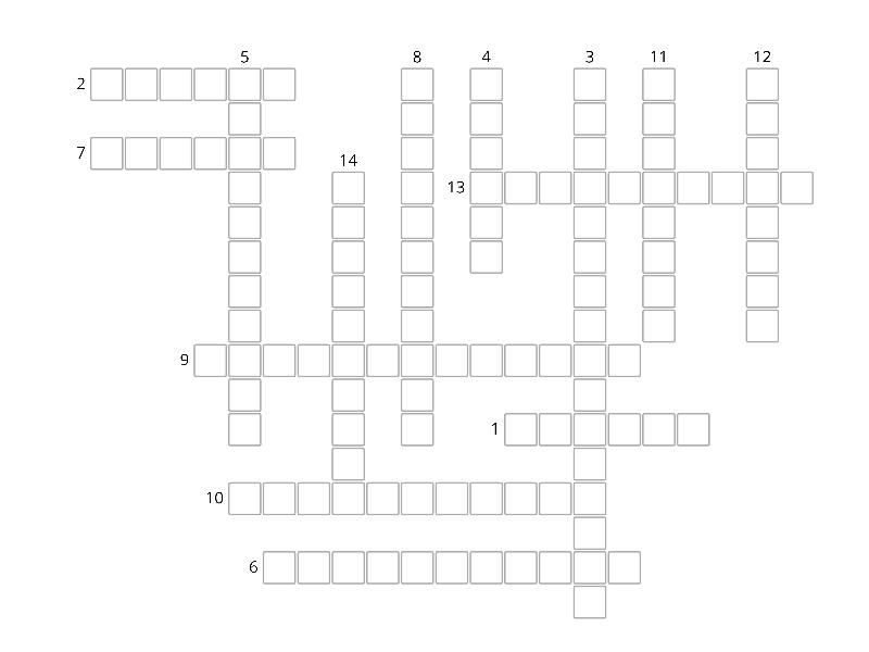 Demand crossword Crucigrama