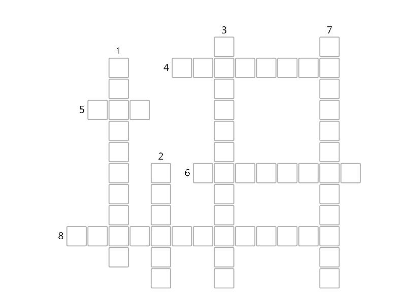 CONTAINERS Crossword