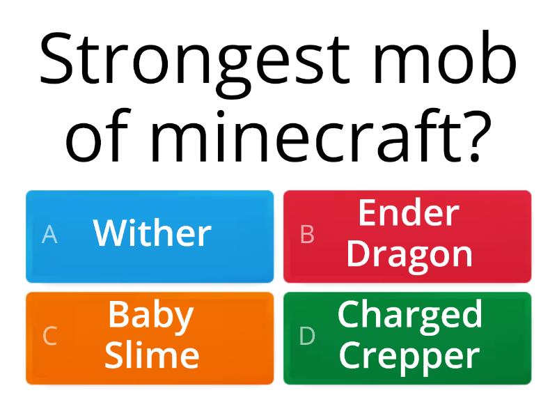 Minecraft Quiz
