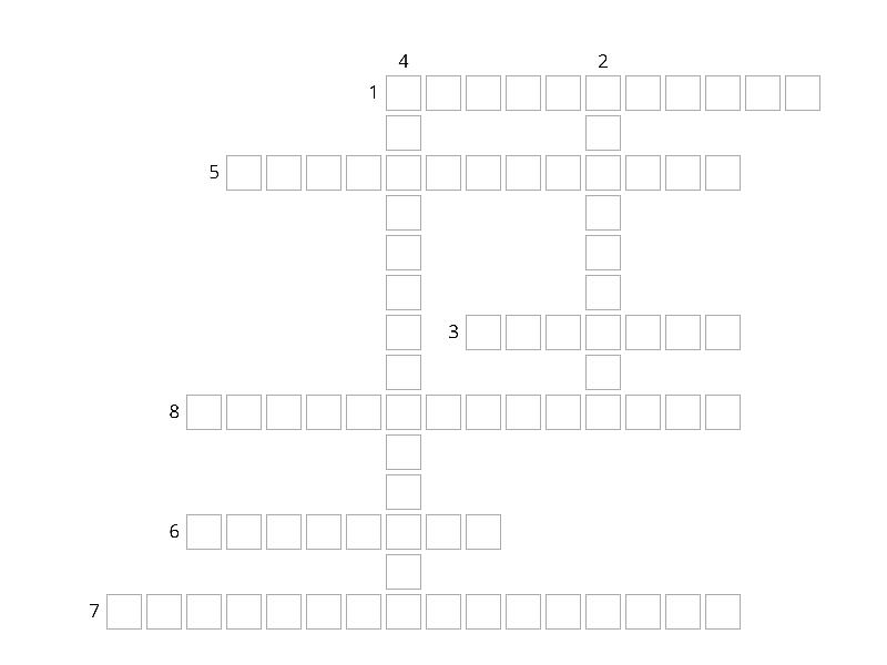 Facilities Crossword
