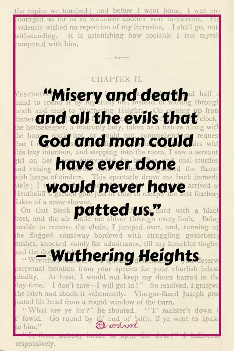 57 Best Quotes "Wuthering Heights" (Handpicked)