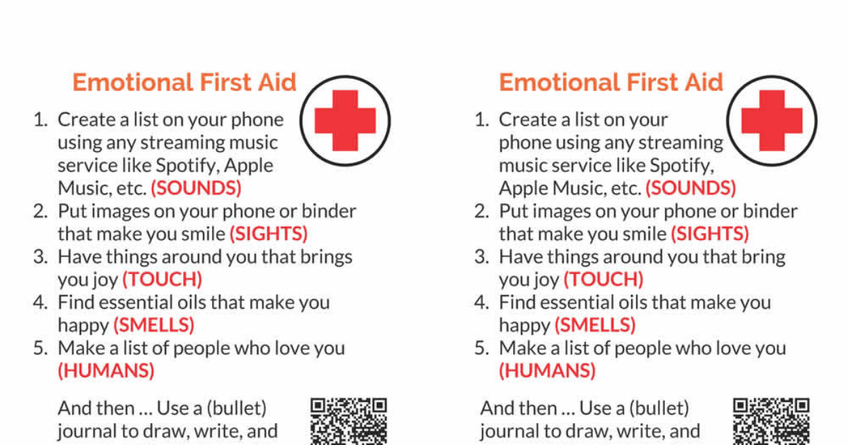 Download Emotional First Aid Card Work2BeWell