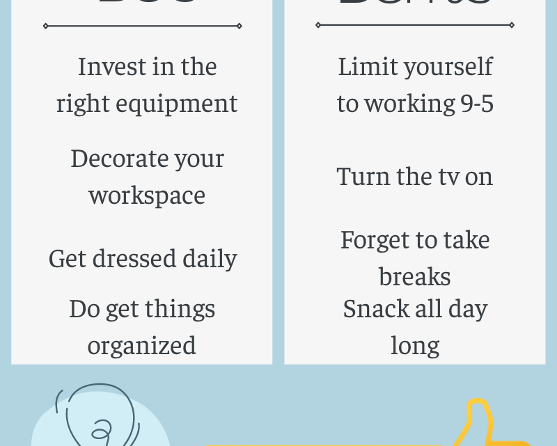 Do's & Don'ts of Work at Home WAHWF Blog