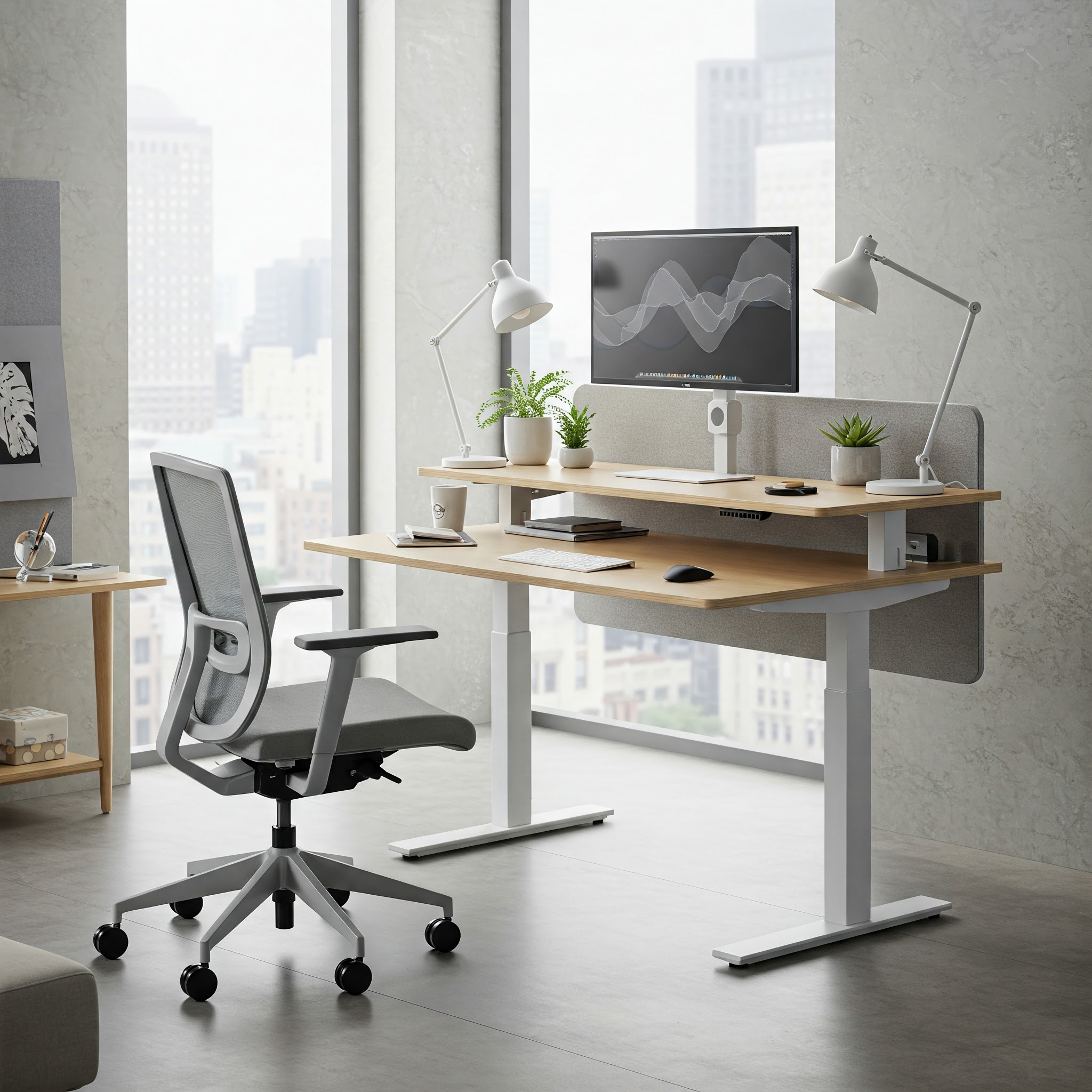 7 Best 3 Monitor Standing Desk Options for Ultimate Productivity in