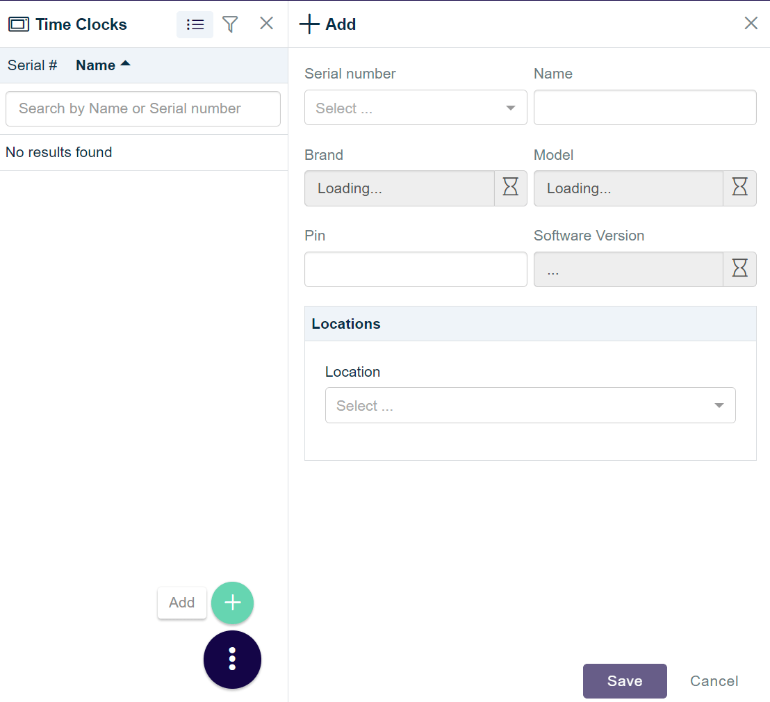How to add Time clock device to Software WorkEasy