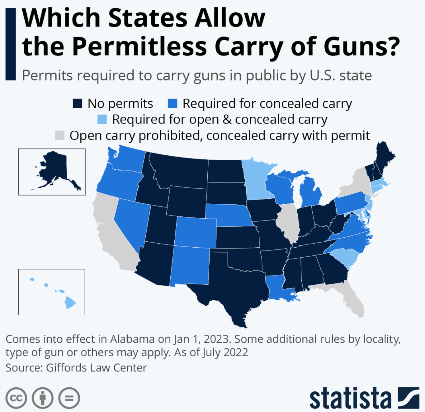 Right To Carry States Map