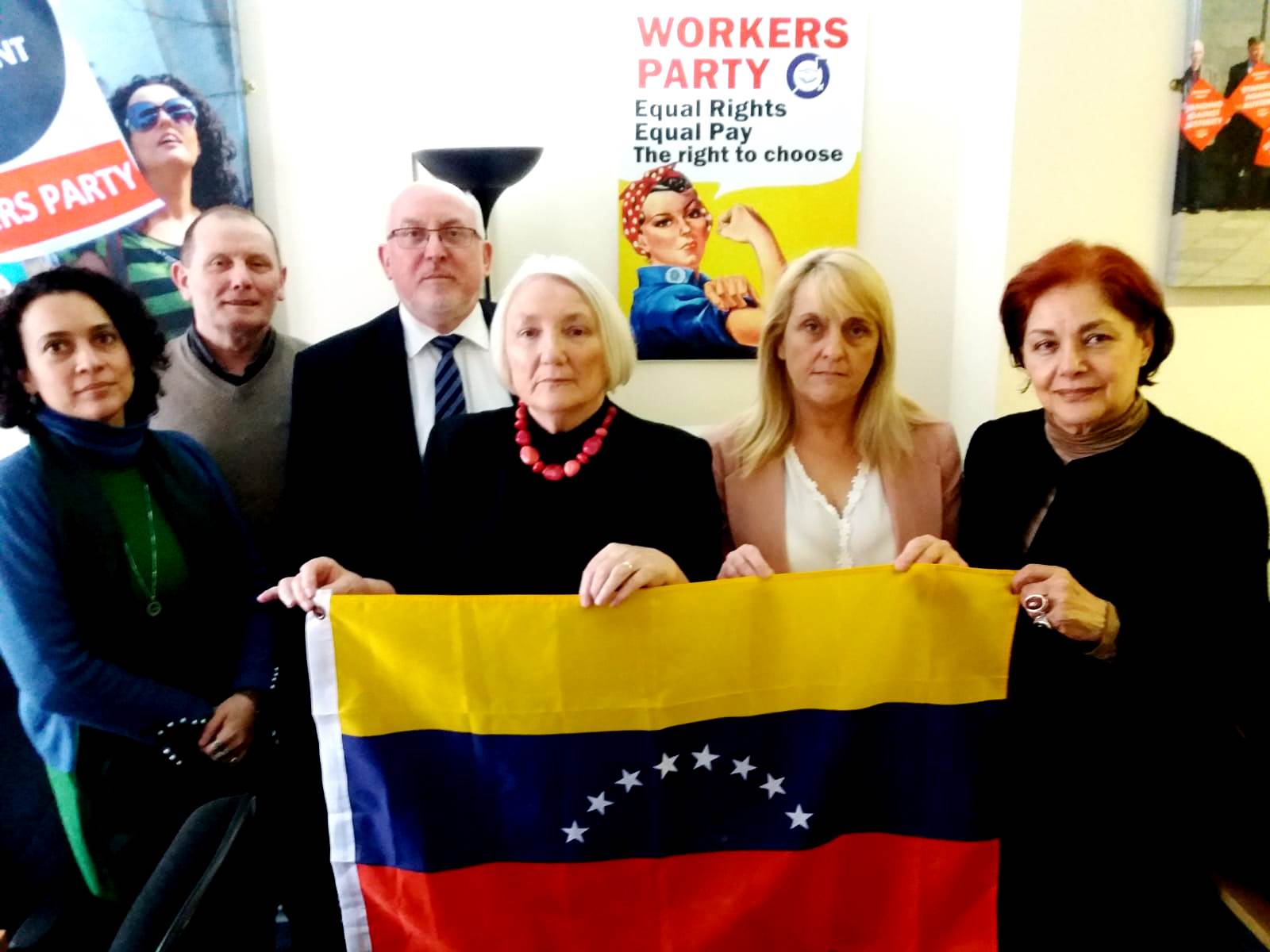 PARTY DELEGATION MEETS WITH VENEZUELAN AMBASSADOR Workers Party