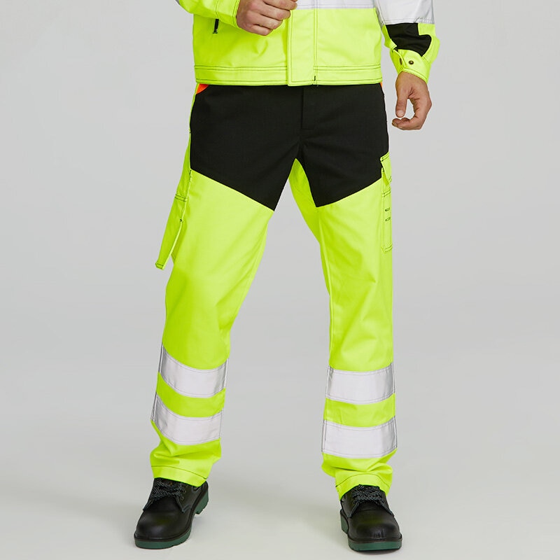 High Visibility Men's Cargo Pants Safety Work Pants