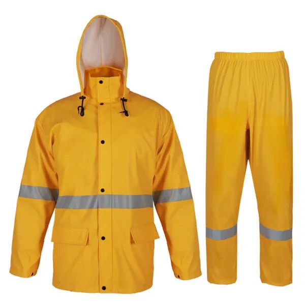 Fire Resistant Waterproof Rain Wear Coat Men’S Rain Suit workeruniform