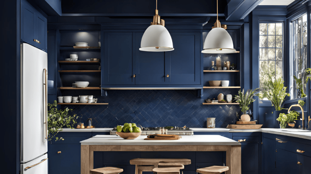 20 Navy Blue Kitchen Decor Ideas Elegant Home Designs WorkFleek