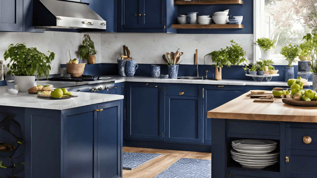 20 Navy Blue Kitchen Decor Ideas Elegant Home Designs WorkFleek