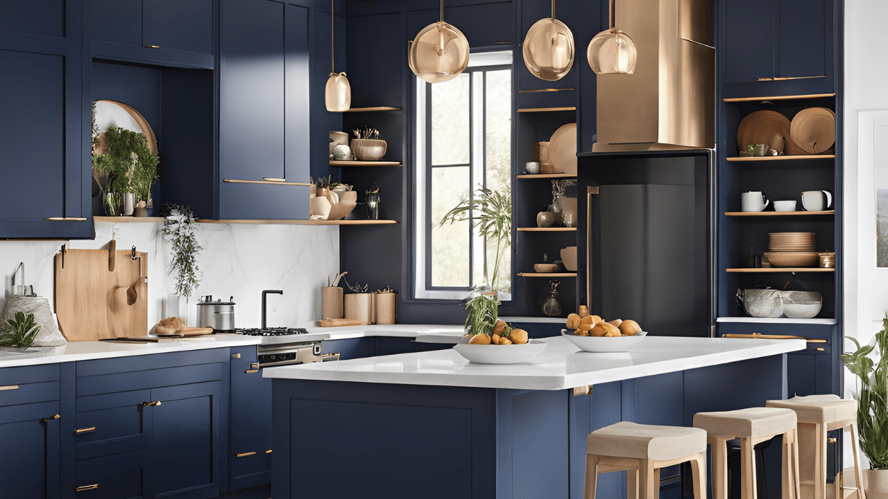 20 Navy Blue Kitchen Decor Ideas Elegant Home Designs WorkFleek
