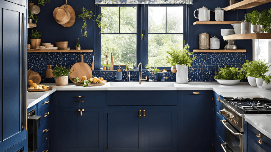 20 Navy Blue Kitchen Decor Ideas Elegant Home Designs WorkFleek