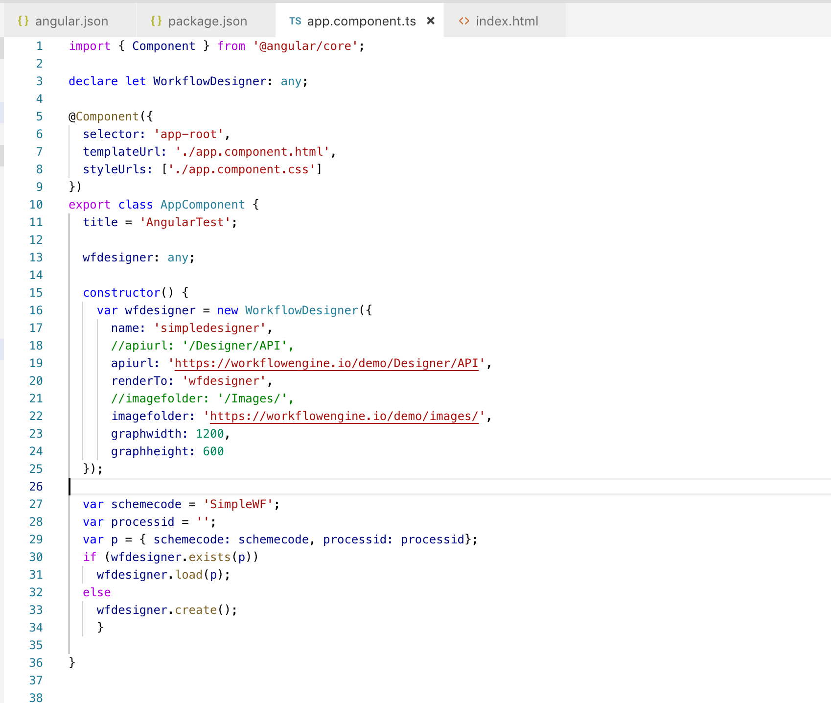 Angular json editor halonored