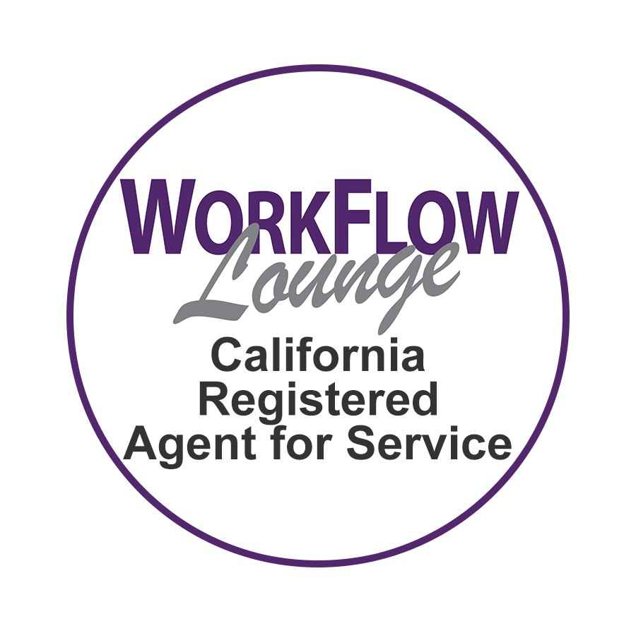 Registered Agent Service WorkFlow Lounge CA Registered Agent