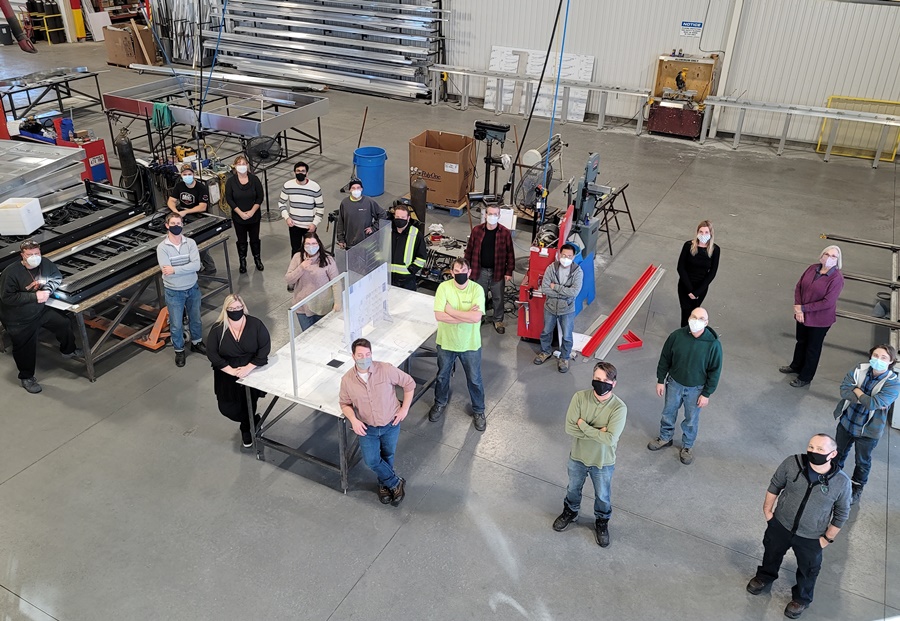 Workforce Heroes Brooks Signs Employees COVID19