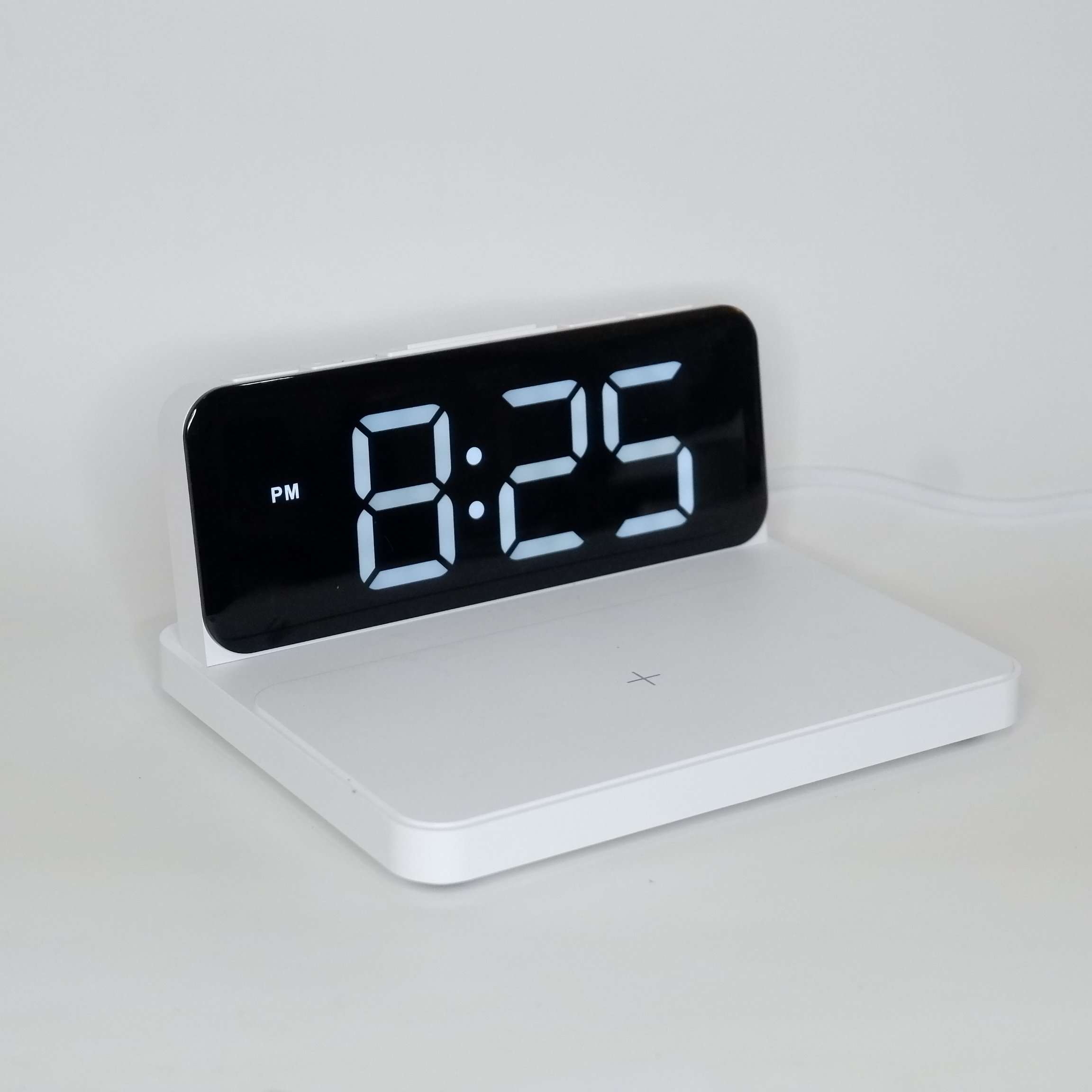 WG PowerTime — Wireless Charger, Alarm Clock, Bright Display