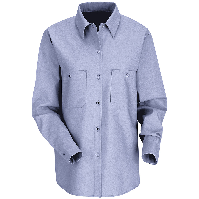 Women's Industrial Work Shirt Work Hard Dress Right