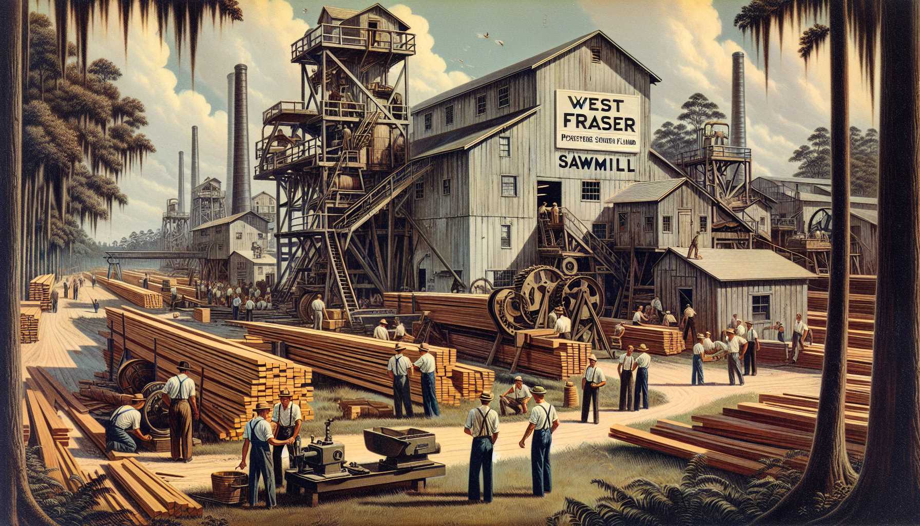 West Fraser Sawmill in Perry, Florida to Permanently Close, Resulting