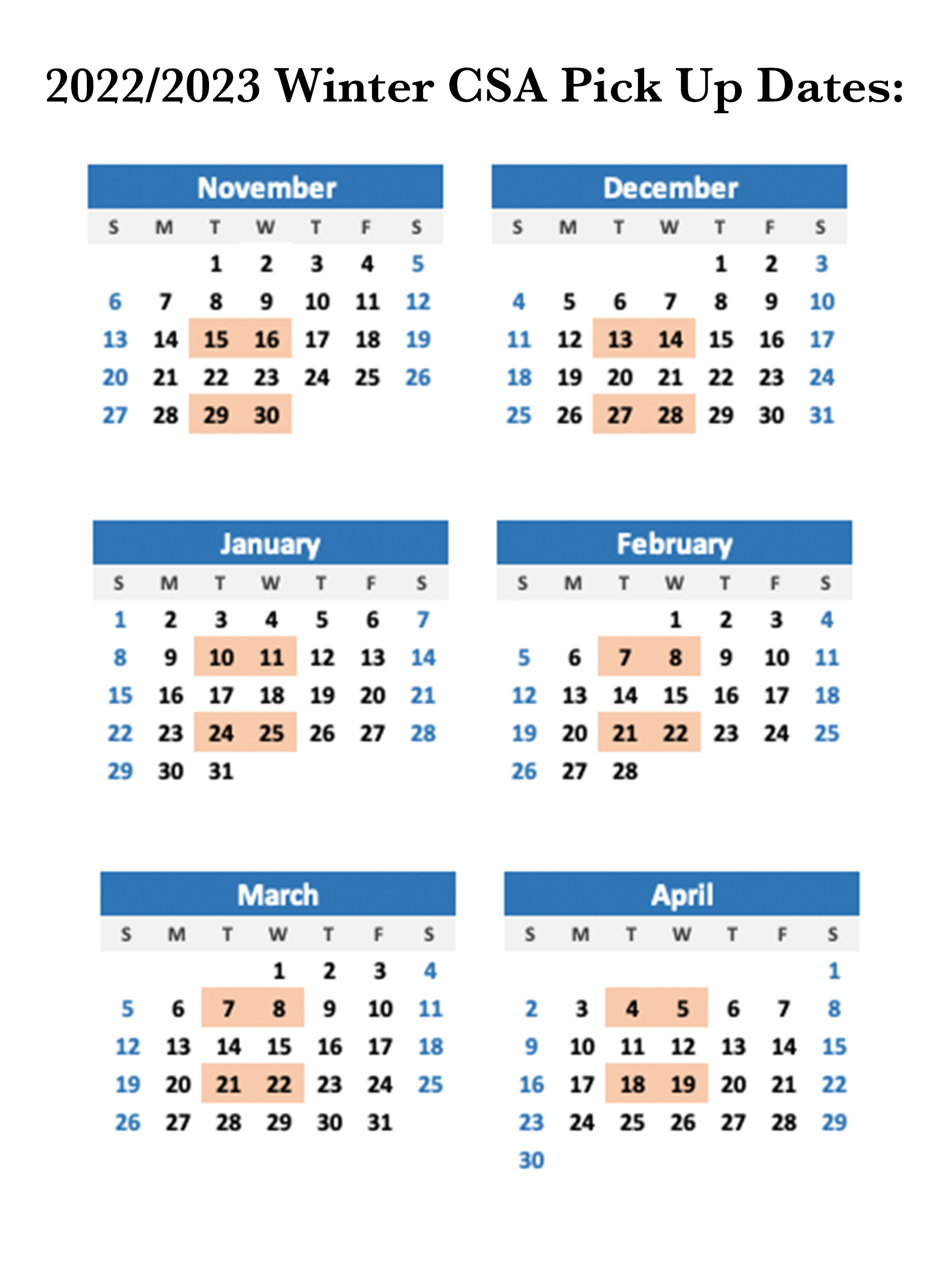 Winter CSA working hands farm