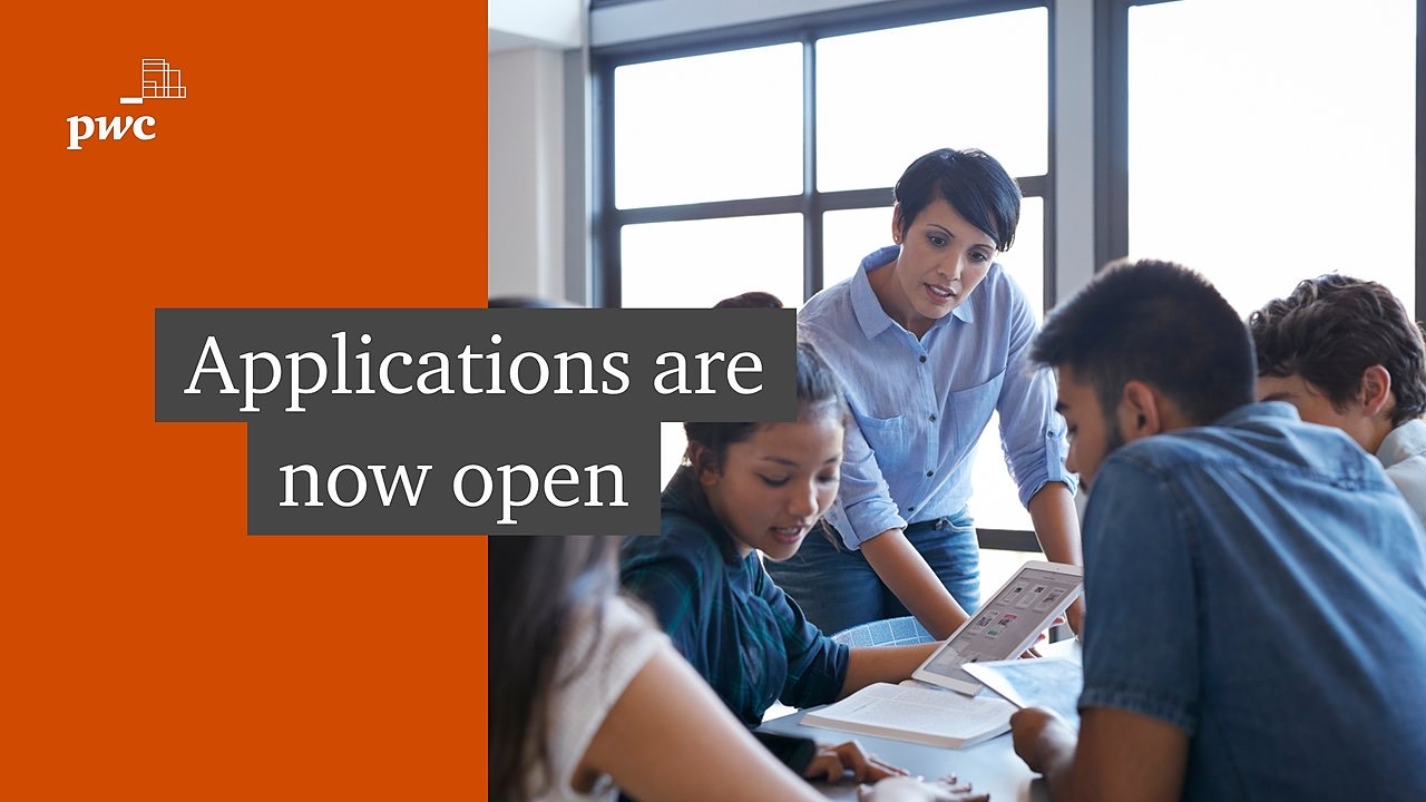 PwC announce open applications Working Options