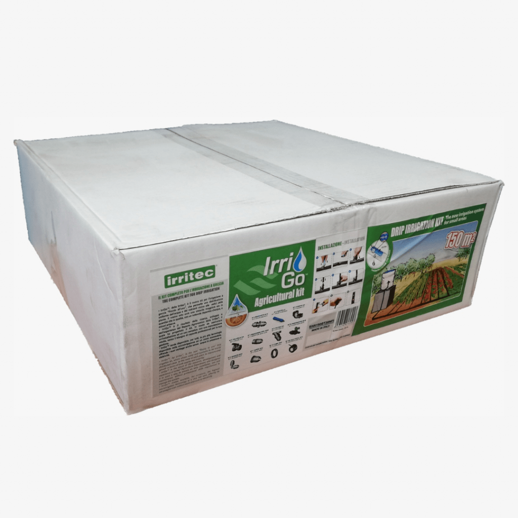 Kit De Riego Por Goteo 150m2 Irrigo Irritec Work LED