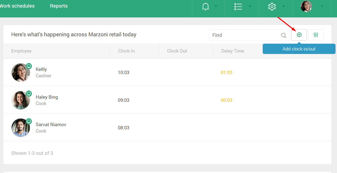 What if an employee to clock in/out? ᐈ FAQ of time attendance