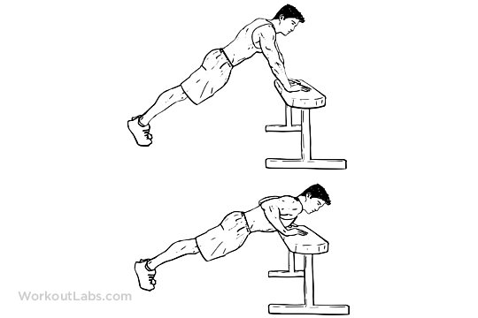 Incline Pushups Pushups Workoutlabs
