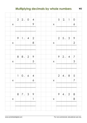 Decimals Archives - Free Online Worksheets | Worksheet Digital