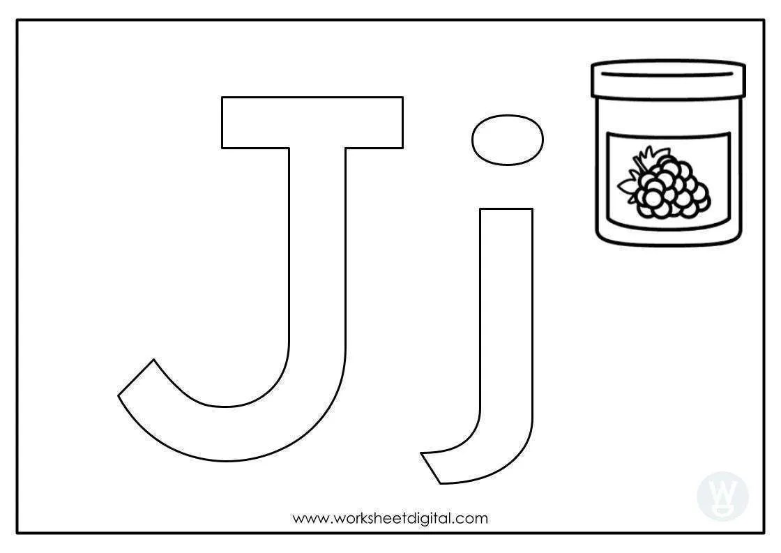 Letter J Worksheet Worksheet Digital